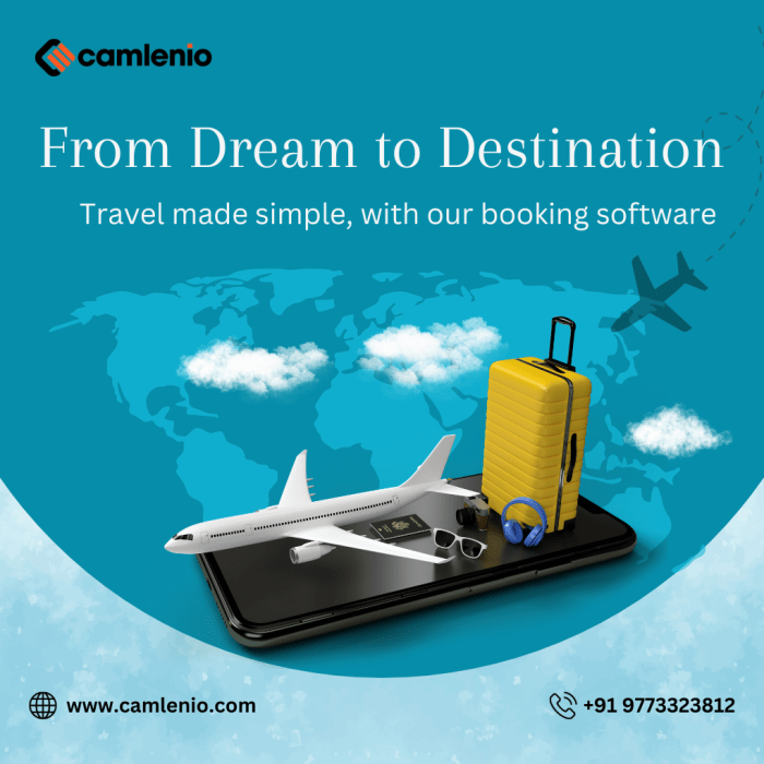 Travel software booking technology