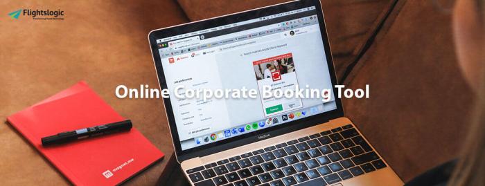 Corporate booking tool